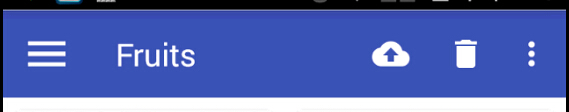 带action按钮的Toolbar